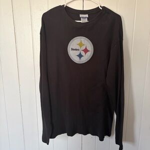 Steelers Black Crewneck Sweater